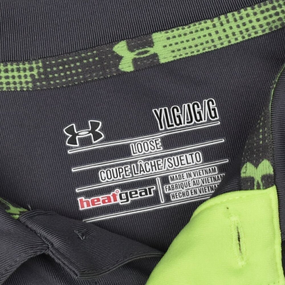 Youth Under Armour Dri Fit Golf Polo Shirt L - Picture 5 of 5
